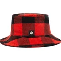 emmer-gebogen-rood-snapback-van-bucket-rojo-y-negro-bufalo-buffalo-i-m-a-little-hoarse-the-farm-the-farm-van-goorin-bros