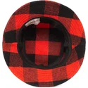 emmer-gebogen-rood-snapback-van-bucket-rojo-y-negro-bufalo-buffalo-i-m-a-little-hoarse-the-farm-the-farm-van-goorin-bros