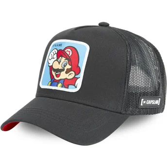 Casquette trucker noire Mario CLA2 Super Mario Bros. Capslab