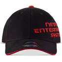 gorra-curva-negra-ajustable-nes-logo-nintendo-de-difuzed