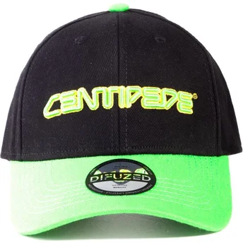 Casquette courbée noire et verte ajustable Centipede Atari Difuzed