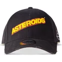 gorra-curva-negra-ajustable-asteroids-atari-de-difuzed