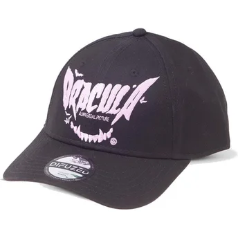 Casquette courbée noire ajustable Dracula Difuzed