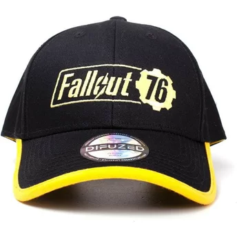 Difuzed Curved Brim Fallout 76 Fallout Black Snapback Cap