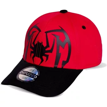 Gorra curva roja snapback para niño Spider-Man Marvel Comics de Difuzed