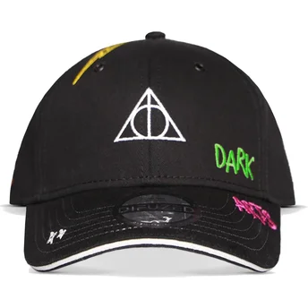 Casquette courbée noire ajustable pour enfant Les Reliques de la Mort Wizards Unite Harry Potter Difuzed