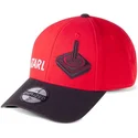 gorra-curva-roja-y-negra-ajustable-logo-joystick-atari-de-difuzed