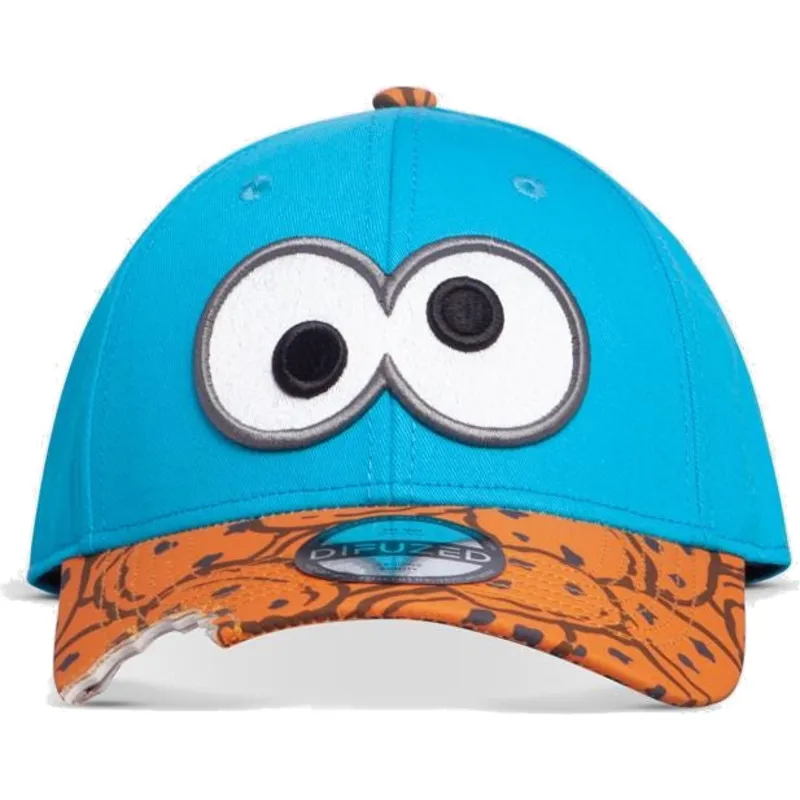 petten-gebogen-blauw-snapback-van-las-galletas-barrio-sesamo-van-difuzed petten-gebogen-blauw-snapback-van-las-galletas-barrio-sesamo-van-difuzed