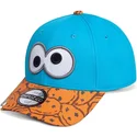 petten-gebogen-blauw-snapback-van-las-galletas-barrio-sesamo-van-difuzed