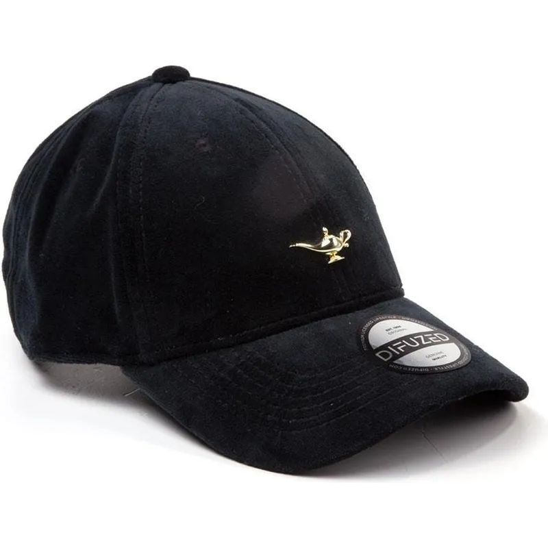 cappellino-curvo-nero-regolabile-lampada-magica-metal-badge-aladdin-disney-di-difuzed