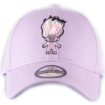 Casquette courbée rose ajustable Rainbow Troll Trolls Difuzed