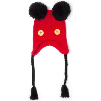 Bonnet rouge et noir sherpa Mickey Mouse Disney Difuzed