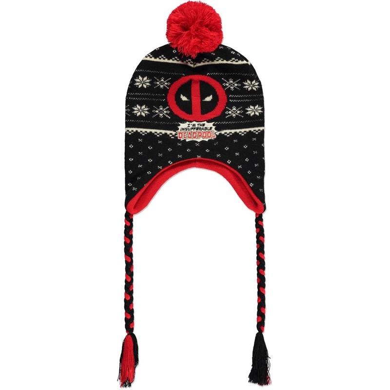 difuzed-deadpool-marvel-comics-black-sherpa-beanie