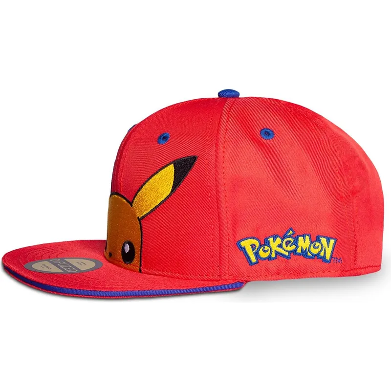 petten-plat-rood-snapback-voor-kinderen-van-difuzed