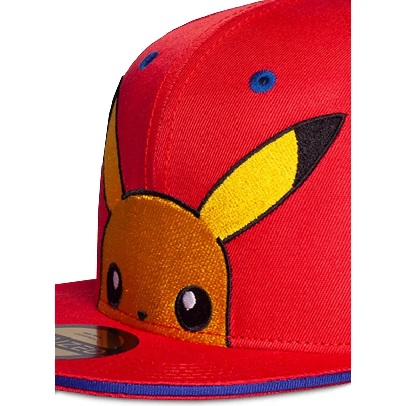 petten-plat-rood-snapback-voor-kinderen-van-difuzed