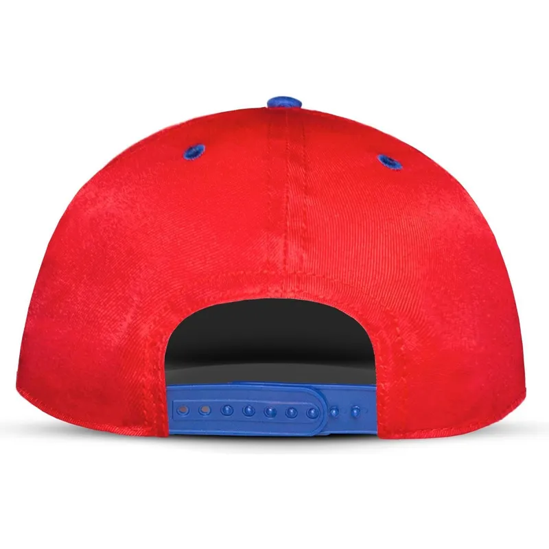petten-plat-rood-snapback-voor-kinderen-van-difuzed
