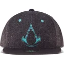 casquette-plate-noire-snapback-valhalla-logo-assasins-creed-difuzed