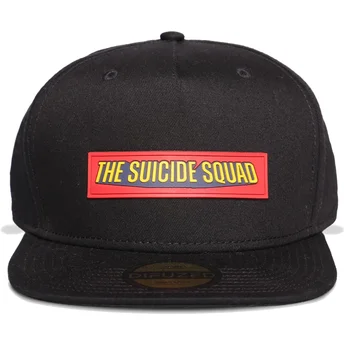 Casquette plate noire snapback Suicide Squad Marvel Comics Difuzed