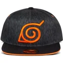 casquette-plate-noire-snapback-konoha-symbol-naruto-difuzed