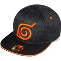 casquette-plate-noire-snapback-konoha-symbol-naruto-difuzed