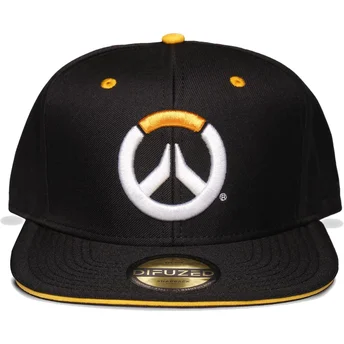 Casquette plate noire snapback Logo Overwatch Difuzed