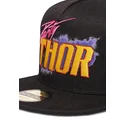 casquette-plate-noire-snapback-thor-party-what-if-marvel-comics-difuzed