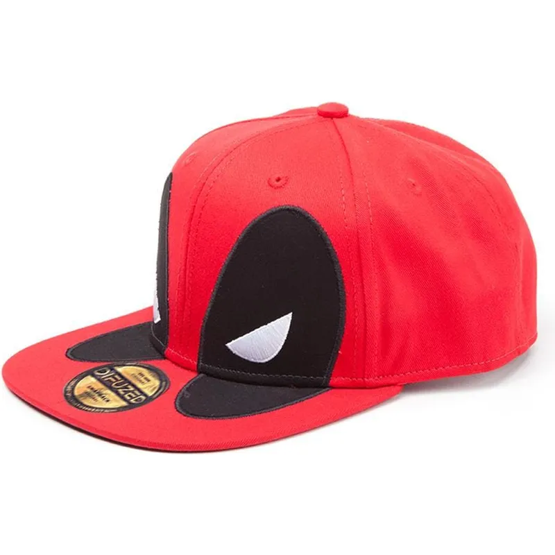 casquette-plate-rouge-snapback-deadpool-big-face-marvel-comics-difuzed