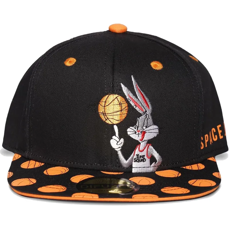 petten-plat-zwart-snapback-space-jam-van-difuzed