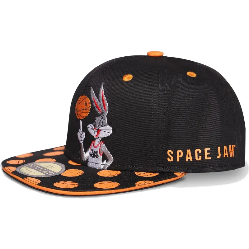 petten-plat-zwart-snapback-space-jam-van-difuzed