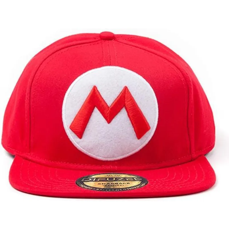 petten-plat-rood-snapback-bros-van-difuzed