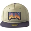 casquette-plate-verte-ajustable-retro-logo-eternal-doom-difuzed