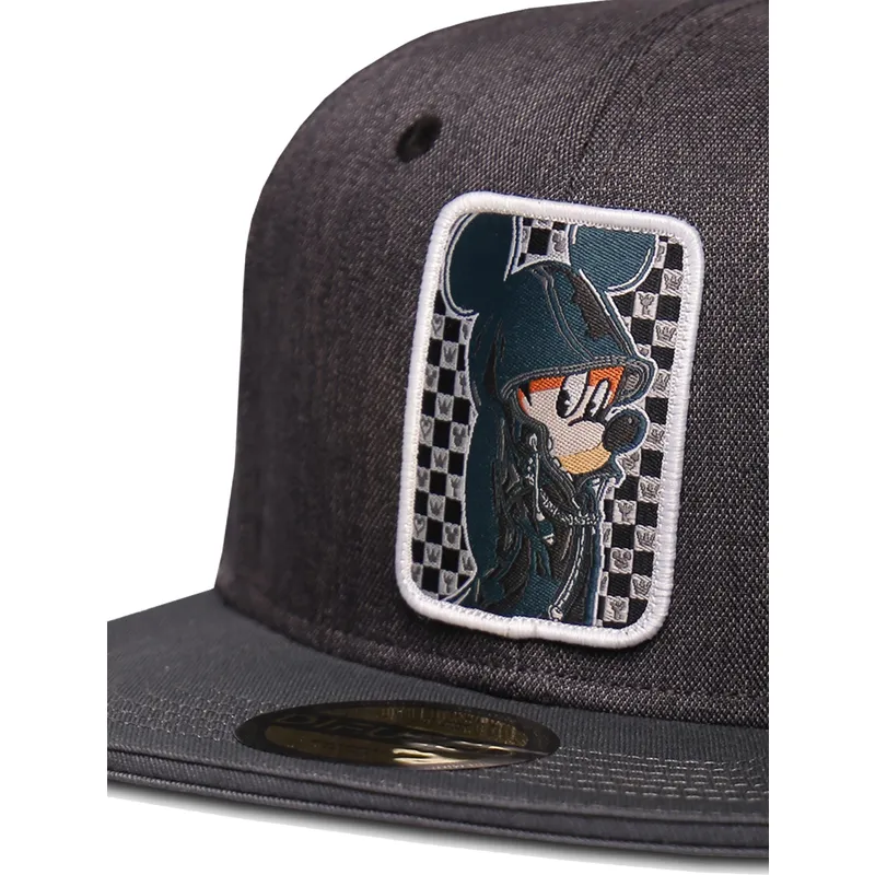 petten-plat-zwart-snapback-hooded-kingdom-hearts-van-difuzed