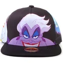 casquette-plate-noire-snapback-ursula-la-petite-sirene-disney-difuzed