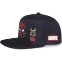 gorra-plana-negra-snapback-para-nino-spider-man-marvel-comics-de-difuzed