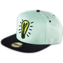 gorra-plana-verde-y-negra-snapback-icons-monopoly-de-difuzed