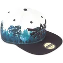 gorra-plana-verde-blanca-y-negra-snapback-trifuerza-green-forest-the-legend-of-zelda-de-difuzed
