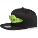 sort-fladskaerm-snapback-kasket-grogu-baby-yoda-the-mandalorian-star-wars-fra-difuzed