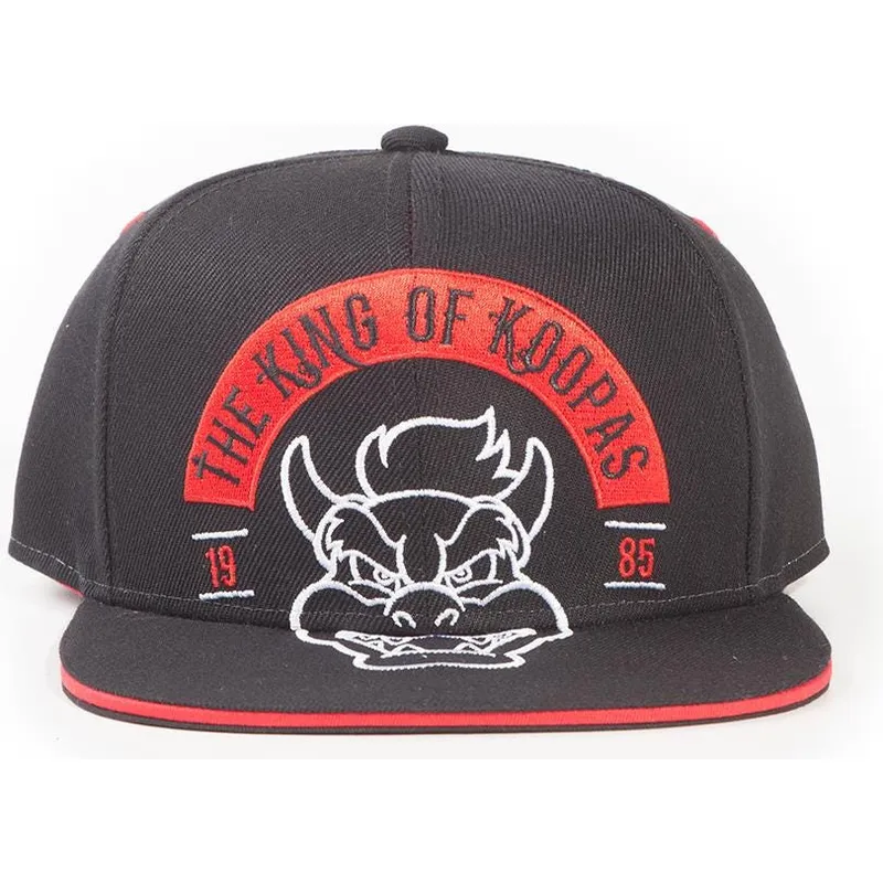 petten-plat-zwart-snapback-the-king-of-koopas-bros-van-difuzed