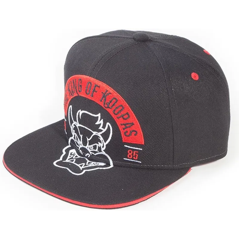 petten-plat-zwart-snapback-the-king-of-koopas-bros-van-difuzed