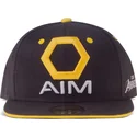 casquette-plate-noire-et-jaune-snapback-aim-avengers-marvel-comics-difuzed