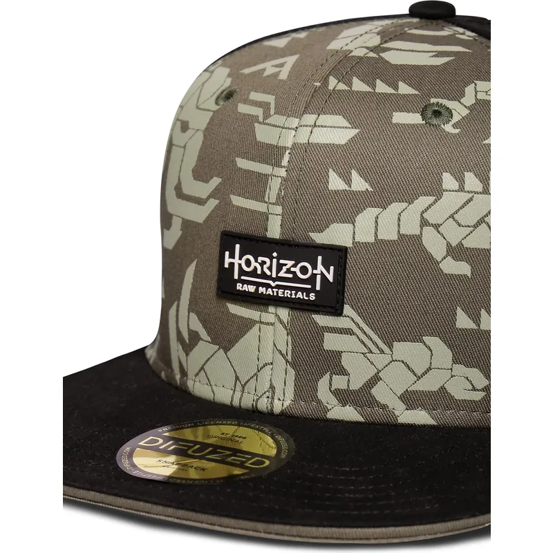petten-plat-groen-snapback-forbidden-west-van-difuzed