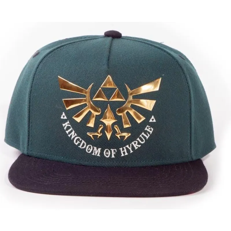 petten-plat-groen-snapback-hyrule-van-difuzed