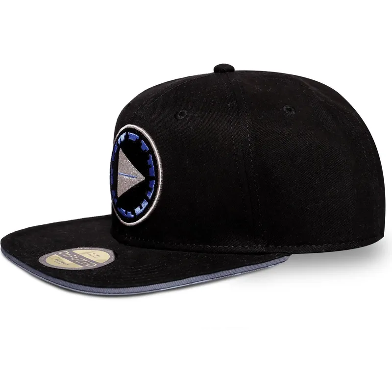 cappello-piatto-nero-snapback-forbidden-west-horizon-di-difuzed