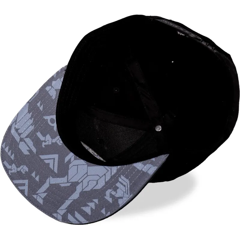 cappello-piatto-nero-snapback-forbidden-west-horizon-di-difuzed