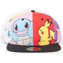 casquette-plate-multicolore-snapback-pikachu-squirtle-ectoplasma-psykokwak-jigglypuff-multi-pop-art-pokemon-difuzed