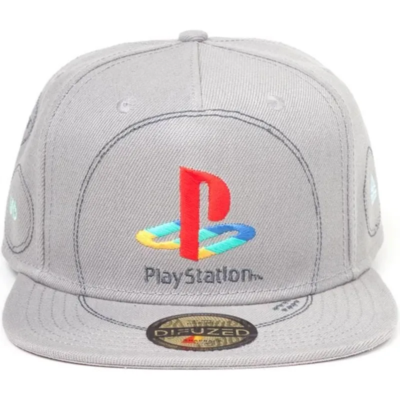 petten-plat-grijs-snapback-sony-van-difuzed