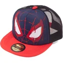petten-plat-blauw-snapback-voor-kinderen-trucker-face-van-difuzed