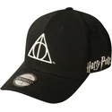 casquette-courbee-noire-snapback-les-reliques-de-la-mort-harry-potter-difuzed