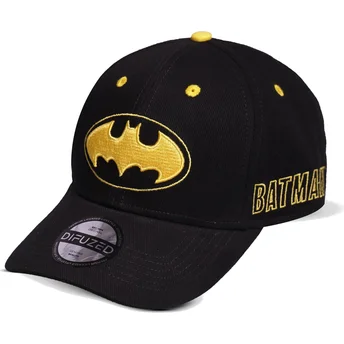 svart-bojd-snapback-keps-batman-core-logo-dc-comics-fran-difuzed