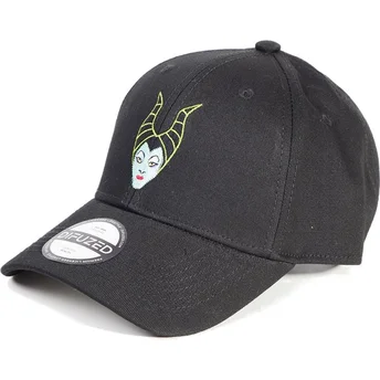 Casquette courbée noire ajustable Maléfique Disney Difuzed